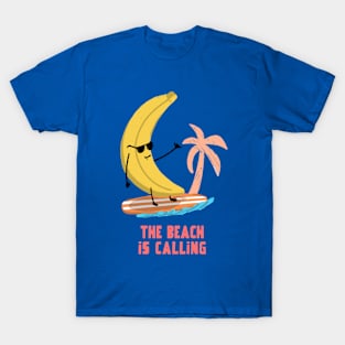 Summer Vacation The Beach Is Calling T-Shirt